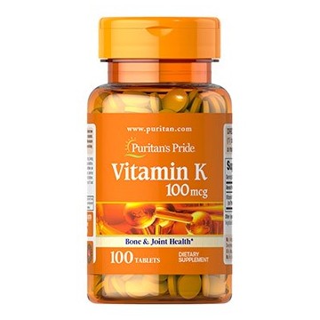 Vitamin K 100mcg 100tab